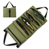 Bolsa de Ferramentas de Lona Portátil Mais Vendida, Multifuncional e Durável, Bolsa Especial de Reparo e Armazenamento para Carpinteiros e Eletricistas, Bolsa Portátil Dobrável