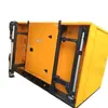 Cabine geradora autodescarregável e autocarregável com estrutura telescópica hidráulica e cabeça de luz rotativa LED