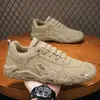 Nuevos Zapatos de Hombre de Comercio Exterior, Zapatos Casuales de Hombre de Suela Blanda y Lado Blando, Zapatos Negros de Trabajo, Zapatos de Seguridad para Obra de Suela Gruesa sin Cordones