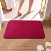 Venta al por mayor directamente del fabricante.: Alfombrilla Gruesa de Espuma Viscoelástica para Suelo, Felpa de Coral Acolchada Esponja Alfombrilla Absorbente para Pies, Alfombrilla de Color Sólido para Entrada