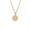 Transfronterizo Nuevo Popular de Moda Marca Personalizado Acero Inoxidable Redondo Cadena para Suéter Colgante Joyería para Hombre Nicho Colgante Venta al por Mayor