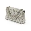 Bolso de Banquete de Perlas Nuevo Moda de Alta Gama Bolso de Hombro Único con Cadena Bolso Cruzado para Mujer Sensación de Alta Clase Bolso de Noche para Novia Venta al por Mayor
