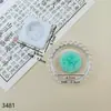 Molde de Silicone para Pingente de Jade Espelhado DIY Cola Resina Pingente com Furo Pingente de Jade Artificial Acessórios Artesanais Molde Molde de Assar