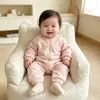 Mono de polar estilo coreano para bebés niños y niñas, moderno y deportivo, perfecto para salidas y gatear