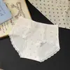 Suministro Exclusivo Transfronterizo de 5098 Calzones de Algodón Puro Estilo Chica Dulce con Bloques de Color, de Cintura Media que se Ajustan a la Cadera, con Entrepierna 10A Antibacteriana de Algodón Puro