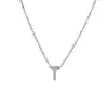 Collar de Acero de Titanio con Colgante Pequeño de Moda 26 Letras Inglesas Cadena para Clavícula Versátil Simple Exquisita Que No Se Desvanece Venta al por Mayor Transfronteriza