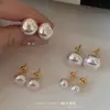 Pendientes de Perla Shijia Estilo Francés para Mujer, Elegantes y Sencillos, Exquisitos y Lujosos, Pendientes Populares de Gama Alta al por Mayor
