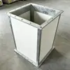Conducto Ignífugo de Magnesio con Cara de Acero, Conducto de Ventilación Ignífugo Resistente a Altas Temperaturas de Silicato de Calcio Perlita Compuesto de Acero Color de Doble Cara
