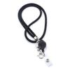 Rede de pesca amazônica strass grade grade cartão de trabalho colar com retrátil fácil puxar pescoço fivela Emblema clipe cordão