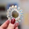 Anillo para el pelo de línea telefónica banda de goma esmerilada sirena Ji transparente mujer creativo coreano láser al por mayor pulsera de cuerda para el pelo