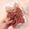 Conjunto de Presilhas de Cabelo Elegantes de Cor Pura Europeu e Americano Estilo Preppy Estilo Japonês Presilha para Rabo de Cavalo Acessórios de Cabelo para Meninas Lolita 2353