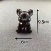Adorno de Gato Curioso de Boj Lindo Animal Creativo Mini Juguete de Gato de Madera Pieza de Mano Regalo de Cumpleaños