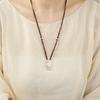Nuevo Collar con Patrón de Bolsa de la Fortuna Estilo Coreano, Colgante de Diseño Moderno y Versátil, Cadena para Suéter Sencilla y de Alta Gama de Nicho