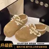 Populares pantuflas cerradas de plataforma para mujer que aumentan la altura, nuevas de otoño 2026, estilo Birkenstock vintage, medias pantuflas francesas