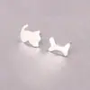 Pendientes pequeños sencillos de aguja de plata s925 estilo coreano, pendientes atmosféricos de alta gama, moda, estilo Ins, pendientes para mujer, venta al por mayor