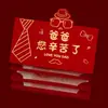 Sobres Rojos de Cumpleaños para Personas Mayores con Sentido de Ceremonia, Bolsas de Sobres Rojos Especiales para Abuelos, Cajas de Regalo Desplegables Creativas y Personalizadas