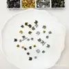 Botões Vintage de Raposa em Relevo Grandes e Pequenos para Roupas de Boneca BJD Acessórios Metálicos Artesanais DIY