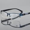 Gafas de lectura retro, montura de gafas de moda, nuevas gafas de visión de cerca, gafas de visión de lejos, para hombres y mujeres, de doble uso, terminadas Y203, venta al por mayor