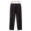 Pantalones de mamá de mediana edad pantalones casuales negros de primavera y otoño para mujer pantalones de primavera para mediana edad y ancianos pantalones rectos holgados