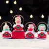 Meia de Natal de produto novo transfronteiriça, mini bola d'água, ornamento de bola de cristal brilhante para presentear no Natal