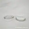 Prensa Manual Vidrio Soplado Transparente Té Sellado Almacenamiento Tarro Redondo Tapa Aromaterapia Vela Mesa Taza Cera de Té