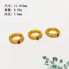 Anel de Corrida Banhado a Ouro Prata S925 Pinheiro Verde Vermelho do Sul Padrão Tang Acessórios de Diamante Pulseira Colar Fio Enfeites diy Contas Artesanais Meio