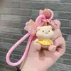 Chaveiro Criativo de Porco com Cara de Emburrado Resina Animal Fofo Chaveiro de Carro Estilo Ins Pingente de Mochila de Estudante