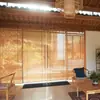 Cortina de Bambu Persianas Rolô Divisória Persianas Blackout Proteção Solar Calor Levantamento Retro Chinês Zen Varanda Quarto Sala de Chá