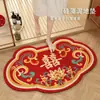 Tapete de entrada estilo chinês, tapete estilo antigo para uso doméstico, capacho para corredor de entrada, tapete de banheiro absorvente antiderrapante