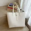 Bolsa de mano grande transfronteriza para mujer, nuevo estilo primavera 2026, textura tejida, elegante bolso de hombro, bolso para madre e hija para llevar bajo el brazo