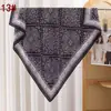 Bufanda Cuadrada para Mujer Estilo Nuevo 90cm Elegante Retro Estampado Paisley Bufanda de Seda Satén Gasa Fuente de Fábrica al por Mayor