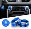 Adecuado para 20-23 Toyota Rongfang RV4 perilla de aire acondicionado anillo brillante Weilanda anillo de moldura interior cubierta de anillo de arranque