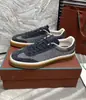 Lp Zapatos Blancos Zapatos de Hombre Zapatillas Deportivas Casuales Zapatos de Entrenamiento Moral Lp Zapatos de Cuero Planos Suela de Goma Cruda Planos para Mujer
