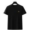 Alihu homens verão nova cor sólida algodão moda casual T-shirt pescoço redondo manga curta fina em estoque T-shirt