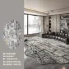 Alfombra de Sala de Estar de Lujo Ligero de Gama Alta, Alfombrilla Irregular para Sofá, Pelo Rizo Grueso, Fácil de Mantener, Alfombra Estándar para Hogares Grandes