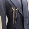 Broche de Alta Qualidade Europeu e Americano para Uso Diário Corrente de Cobre Pingente de Franja Alfinete Exquisito Acessório de Corrente para Roupas Femininas Outono e Inverno