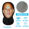 Serie de Celebridades Transfronterizas Gorro de Parodia Impresión Digital Paquete de Emoticonos Máscara de Malla Truco Divertido Máscara de Cara Completa Gorra