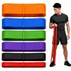 Bandas de Resistencia Fitness Personalizadas TPE Látex Sentadilla Yoga Entrenamiento de Fuerza Personalización en Ancho y Color para Pedidos Pequeños