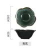Cuenco de Flores Cerámico, Vajilla para Fondue de Nueve Compartimentos, Cuenco Cerámico para Snacks Horneado en Horno, Cuenco para Salsa para Dipear, Cuenco para Mascarilla Facial, Vajilla Cerámica