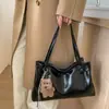 2025 Novas Bolsas Femininas Outono e Inverno Grande Capacidade Versátil Bolsa de Ombro Moda Retro Nicho Bolsa Tote para o Dia a Dia