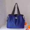 Bolsa de compras plegable protección ambiental hombro portátil bolsa de almacenamiento portátil supermercado gran capacidad impermeable en stock entrega de una sola pieza