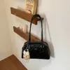 Shuai Mijia 2026 Primavera Nuevo Estilo Bolso de Bowling con Patrón de Diamantes para Mujer, Bolso de Hombro Moderno y Elegante, Bolso de Mano Sencillo para el Trabajo