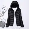 Chaqueta Ligera de Algodón con Relleno de Algodón para Mujer, Corta, Otoño e Invierno, Chaqueta Acolchada de Algodón 2022, Nuevo Estilo Coreano, Holgada, con Capucha, Talla Grande, Chaqueta Acolchada de Algodón para Hombre