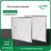 Atacado do Fabricante Ar Condicionado de Ar Fresco Filtro Plano Primário Removível Resistente a Altas Temperaturas Filtro de Placa e Quadro Industrial