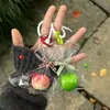 Bolsa del Día de San Valentín con Colgantes de Manzana, Llaveros de Manzana, Colgantes de Bolsa de Paz para Parejas y Mejores Amigos como Regalos de Cumpleaños