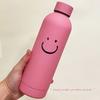 Simples smile bar portátil vácuo copo par copo de água grande capacidade leve portátil de alta aparência chaleira de aço inoxidável