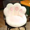 Almofada de Assento Integrada Semi-Fechada de Pata de Gato, Almofada Fofa de Pata de Urso, Almofada para Cadeira de Escritório, Almofada Lombar, Sofá Preguiçoso de Pelúcia
