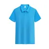 210g Color Liso Piqué Doble Piqué Hexagonal Cuello Solapa POLO Manga Corta Camiseta Camisa Publicitaria Camisa Cultural Estampado Bordado Logo