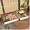 Caixa de Embalagem para Almoço Sushi para Levar Pronta Caixa de Embalagem para Ingredientes de Hot Pot Piquenique Portátil