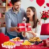 Tp060 Export Día de San Valentín Corazón Labios Noche de Película Fiesta Snacks Dulces Palomitas Bandeja Caja de Papel